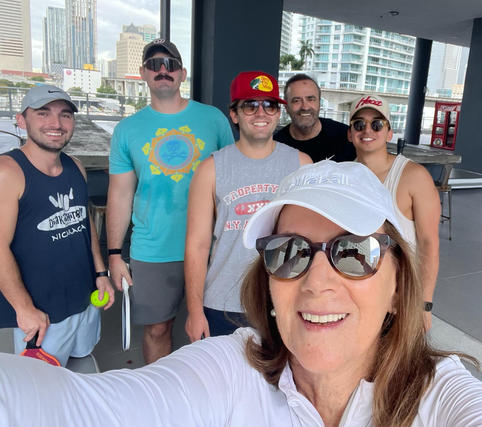 Pickleball players Pickleball players