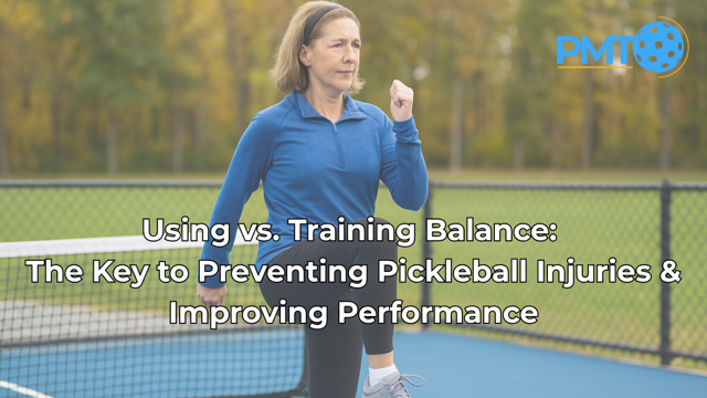 Woman training balance on court Woman training balance on court