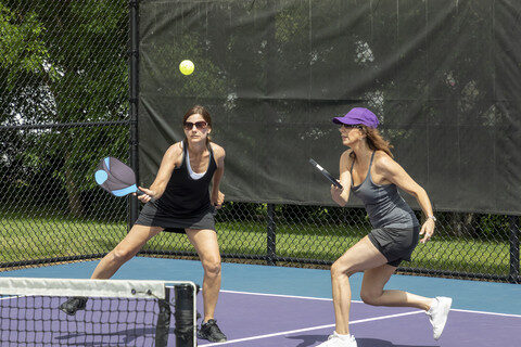 pickleball players