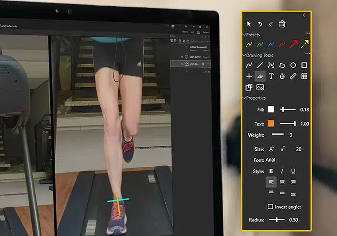 Dartfish Gait analysis